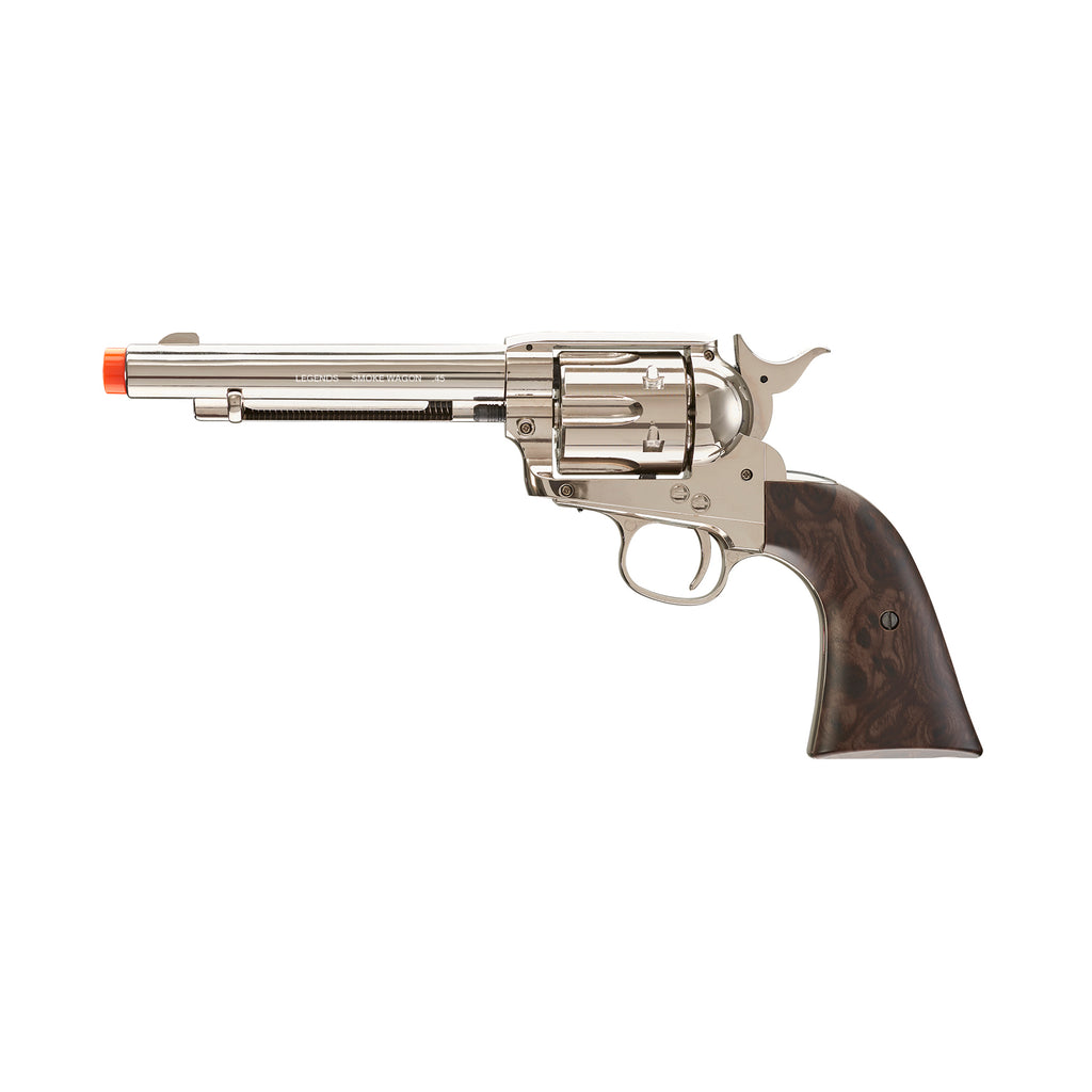 LEGENDS SMOKE WAGON 6 mm Airsoft Pistol Revolver NICKEL image 2