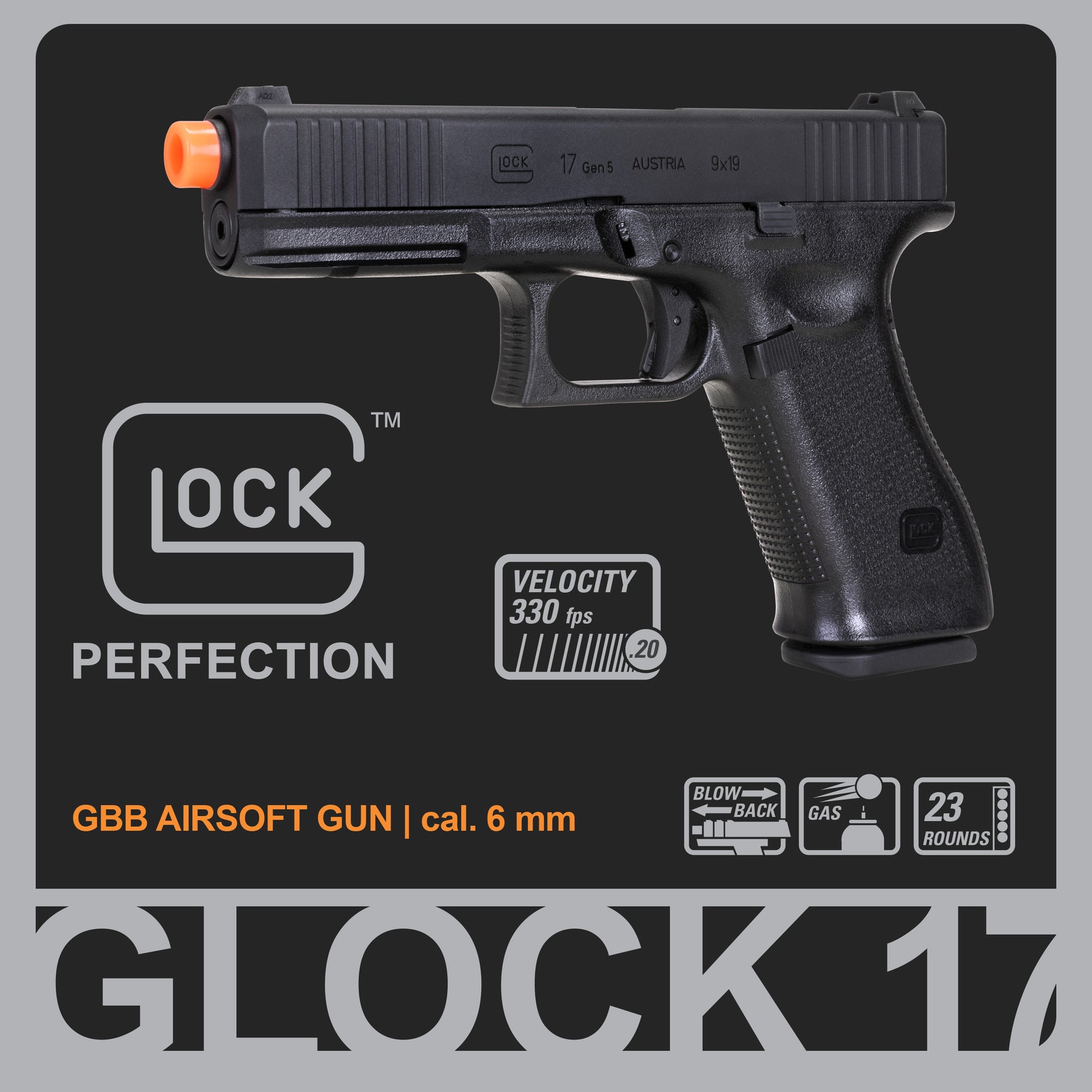 GLOCK G17 GEN 5 GBB - 6MM - BLACK | VFC Elite Force