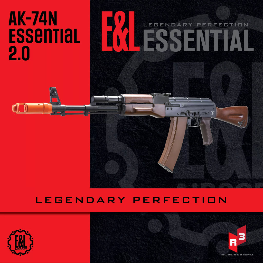 E&L AK-74N Essential 2.0 AK Airsoft AEG Rifle