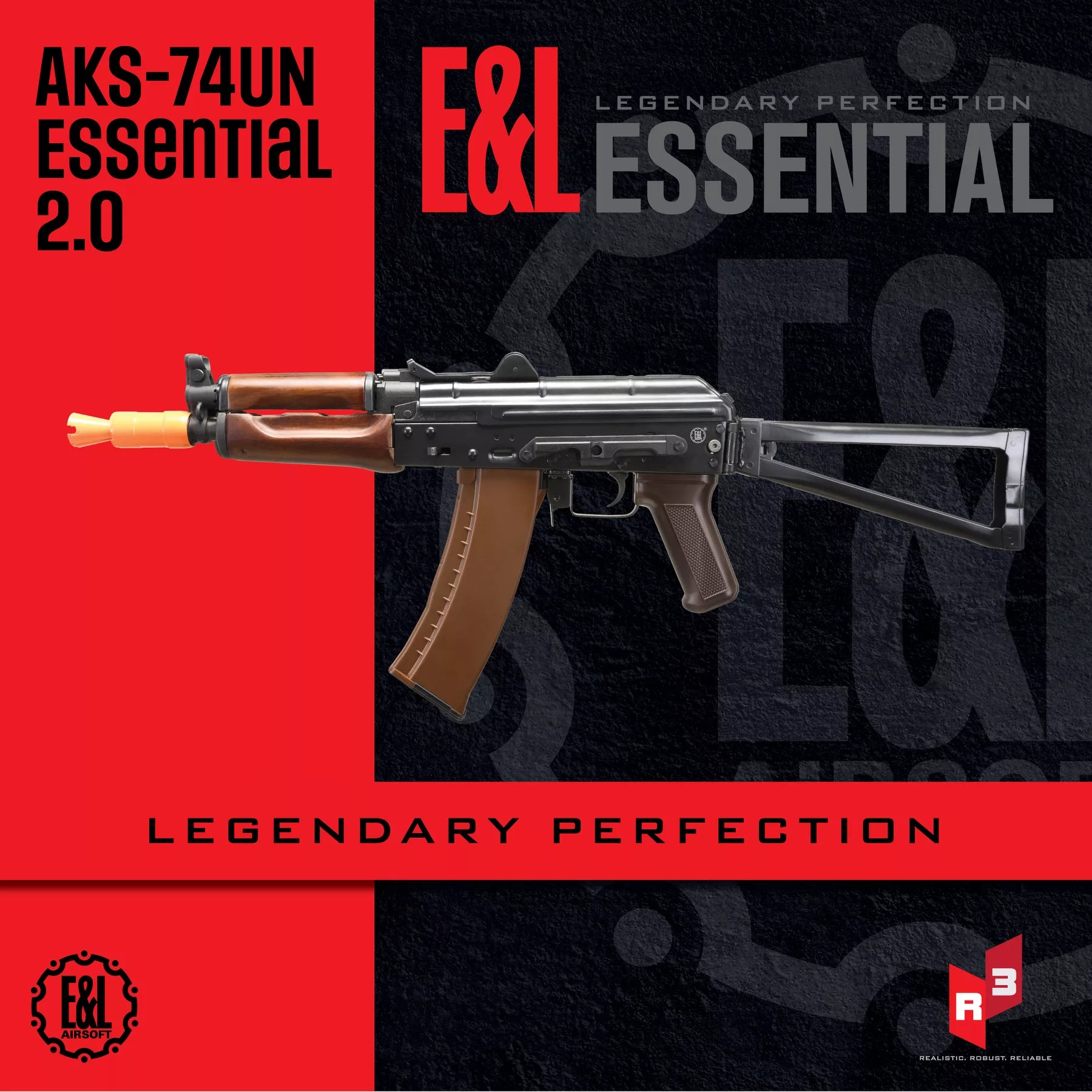 E&L AKS-74UN Essential 2.0 AEG AK Airsoft Rifle