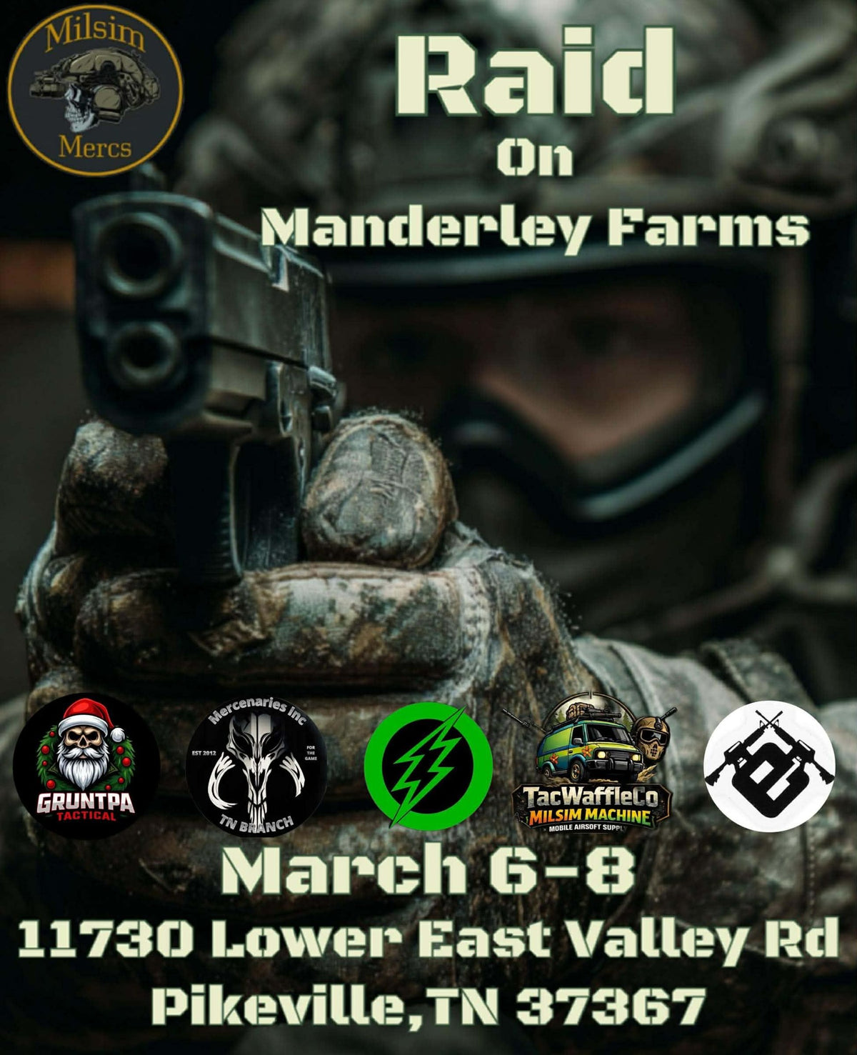 Milsim Mercs Raid on Manderley Farms