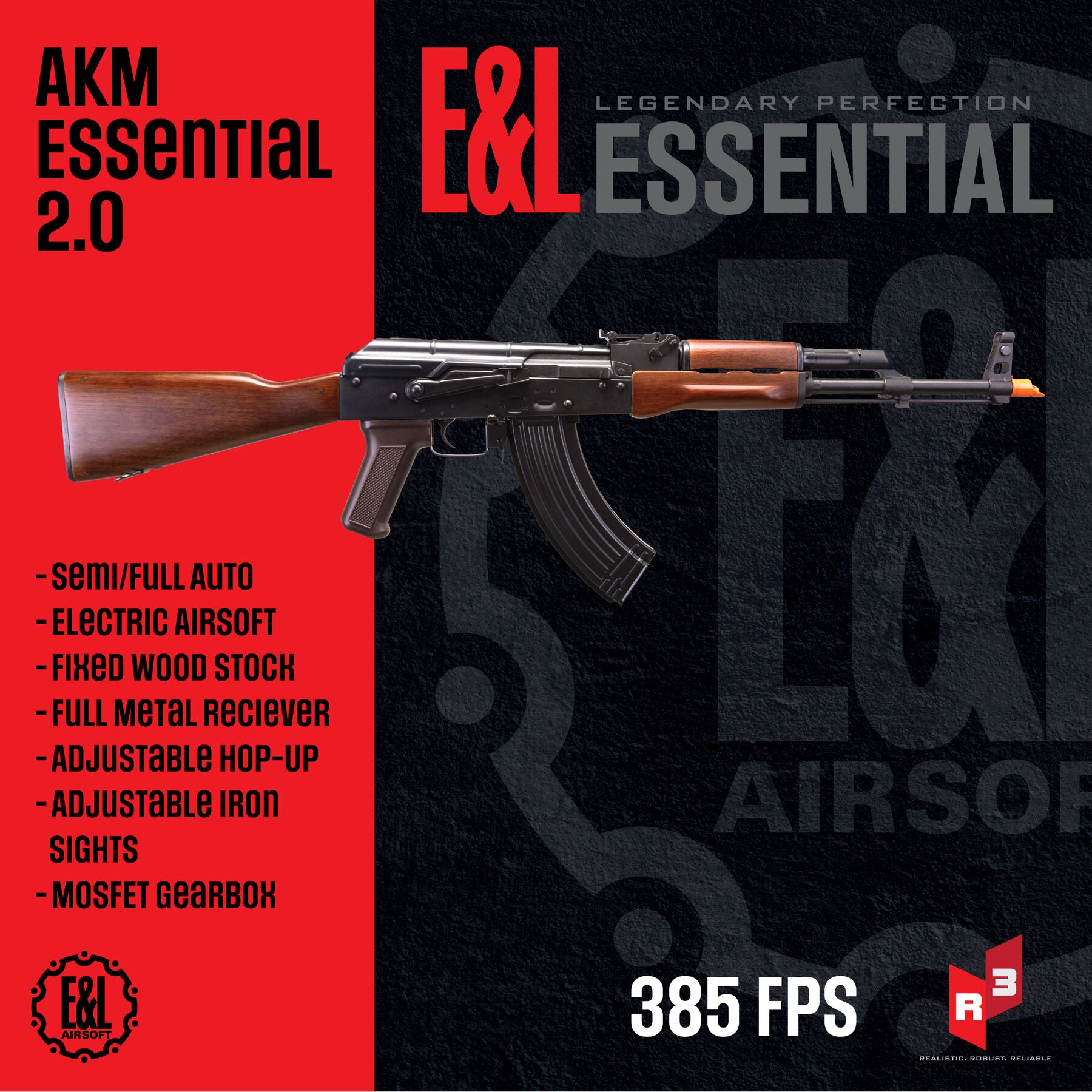 E&L AKM Essential 2.0 AEG AK Airsoft Rifle image 7