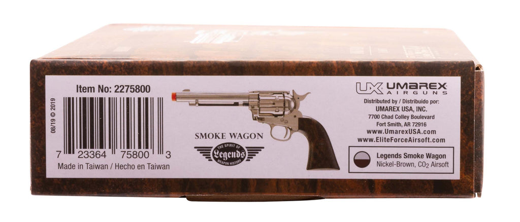 LEGENDS SMOKE WAGON 6 mm Airsoft Pistol Revolver NICKEL image 7