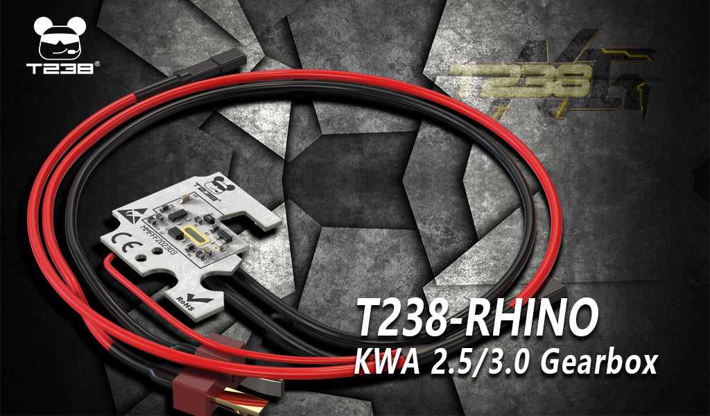 T238 Rhino Programmable ETU MOSFET Active Braking Overheat Protection For AIRSOFT KWA Gearbox 2.5/3.0