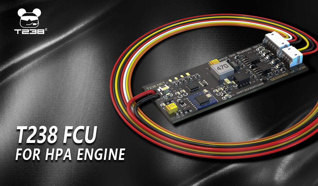 T238 FCU for Single Valve and Double Valves HPA Engine APP Bluetooth Version for Airsoft Gel Blaster