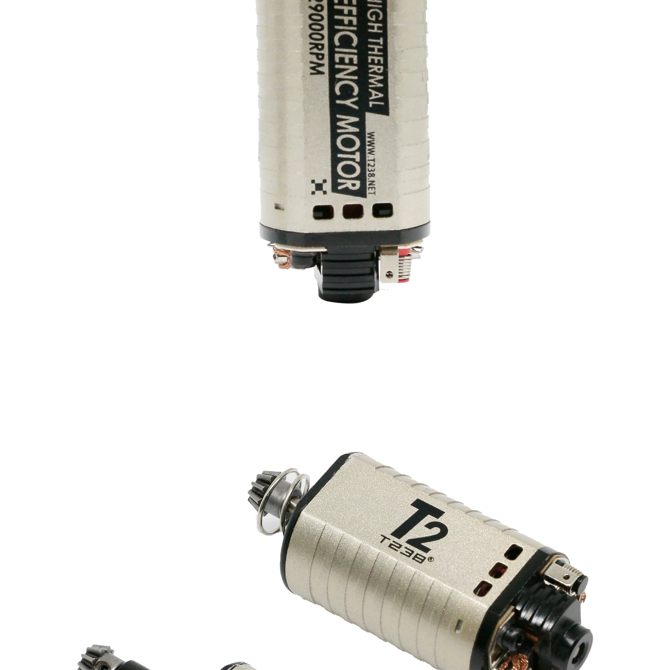 T238 High-torque Motor 18/20TPA N35 High-speed High Thermal Efficiency Motor Long Short Axel 480 Motor for Airsoft Gearbox V2 V3