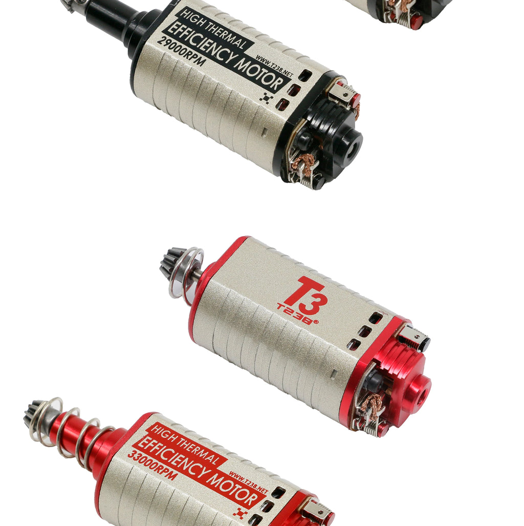 T238 High-torque Motor 18/20TPA N35 High-speed High Thermal Efficiency Motor Long Short Axel 480 Motor for Airsoft Gearbox V2 V3