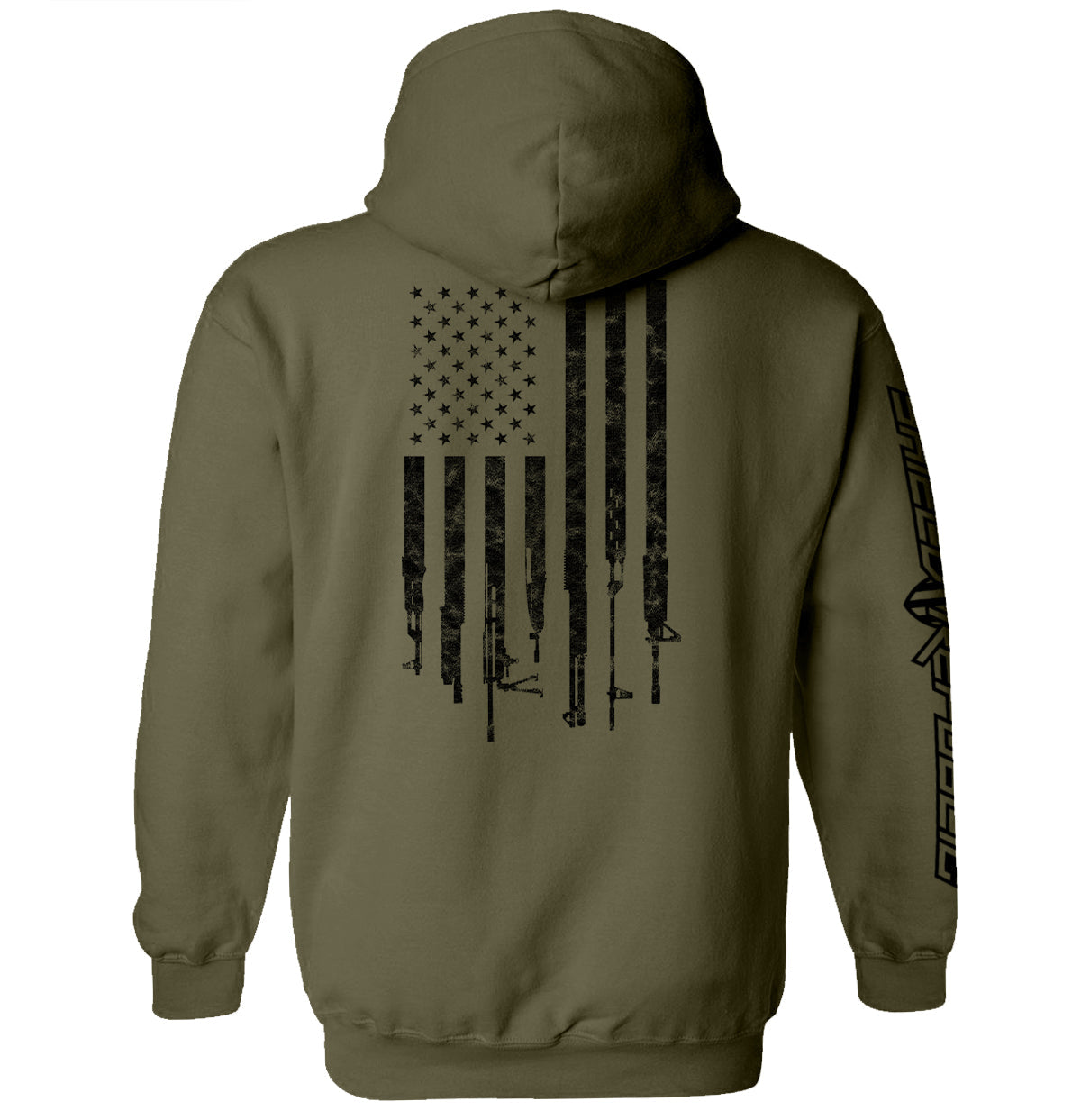 Firearm Flag Graphic Tee & Hoodie