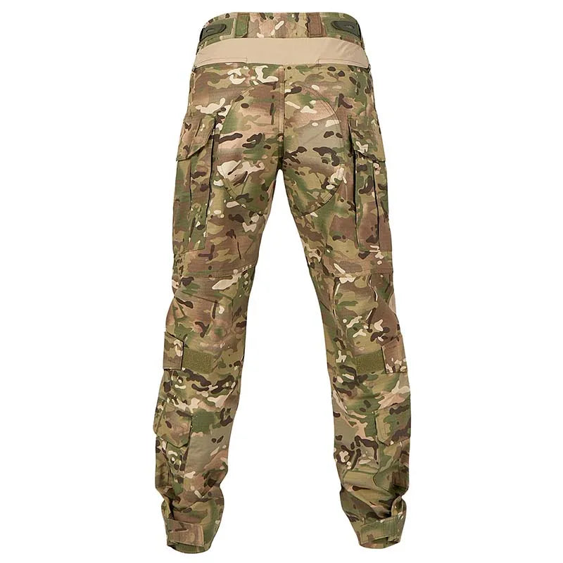 Men's G3 Tactical Combat Pants with Knee Pads – Camo Military Cargo Pants for Airsoft, Hunting, Hiking & Outdoor Gear