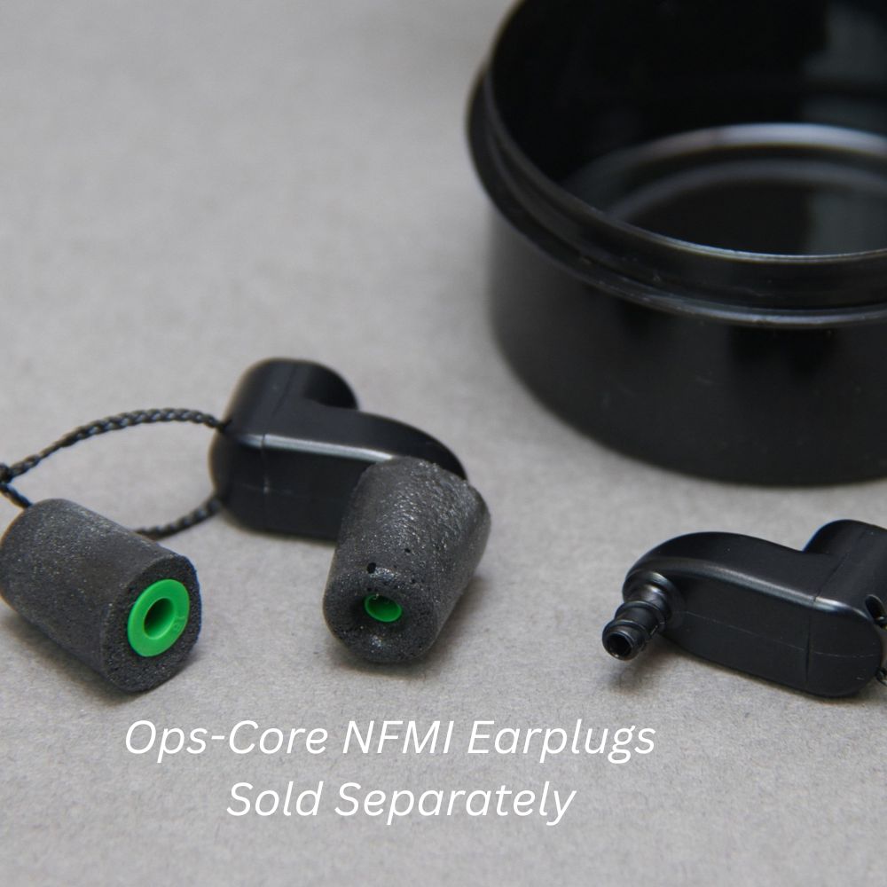 Ops-Core AMP Connectorized Headset | 3D Hear-Through for Situational Awareness