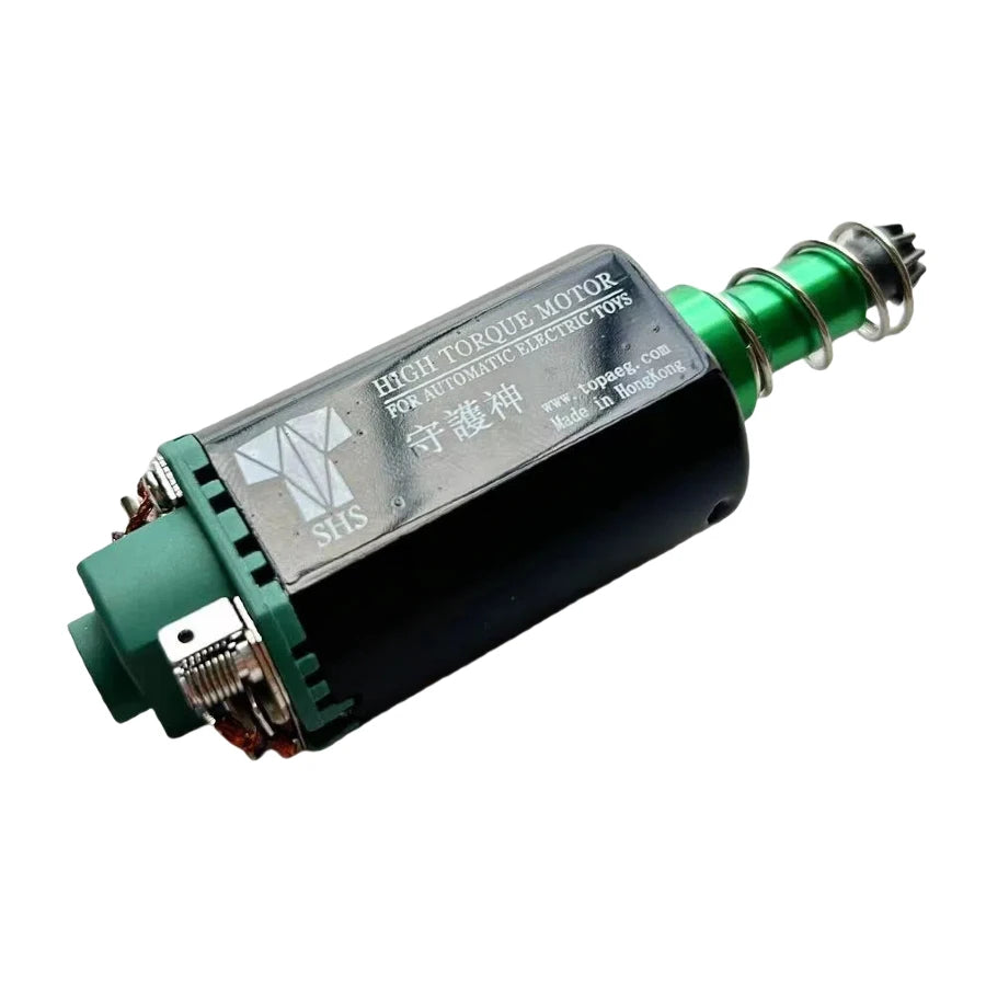SHS AEG Motor High Torque Motor 11.1V 38000 Twist Type Speed Motor Long Type Airsoft M16/M4/MP5/G3/P90