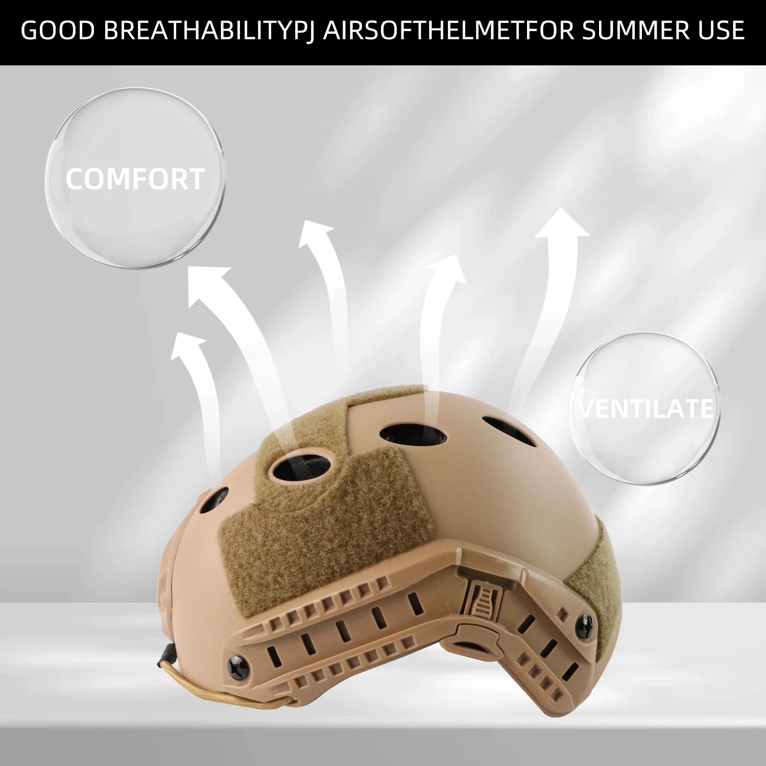BOOIU Tactical Fast PJ Helmet – Airsoft & Paintball