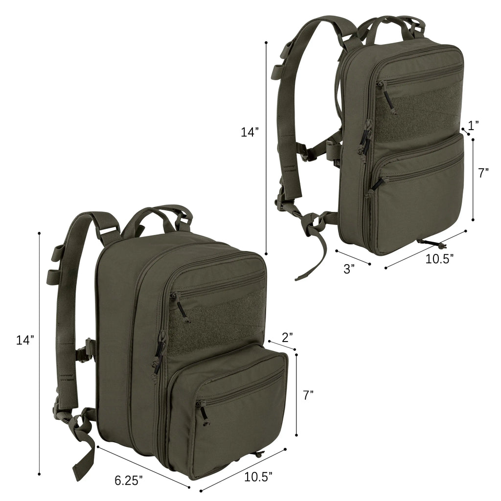KRYDEX D3 Flatpack 23L Expandable Assault Pack – Hydration & Tactical Backpack