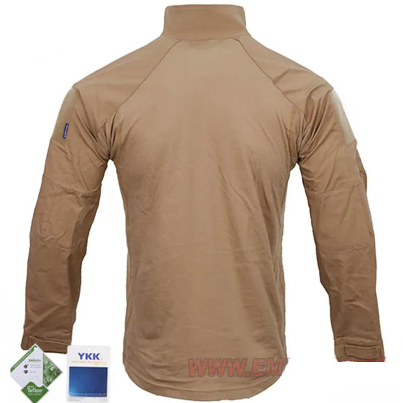 E4 Combat Uniform Shirt & Pants Tactical BDU W/ Pads Clothing Paintball Airsoft Suit camouflage hunting ghillie suit