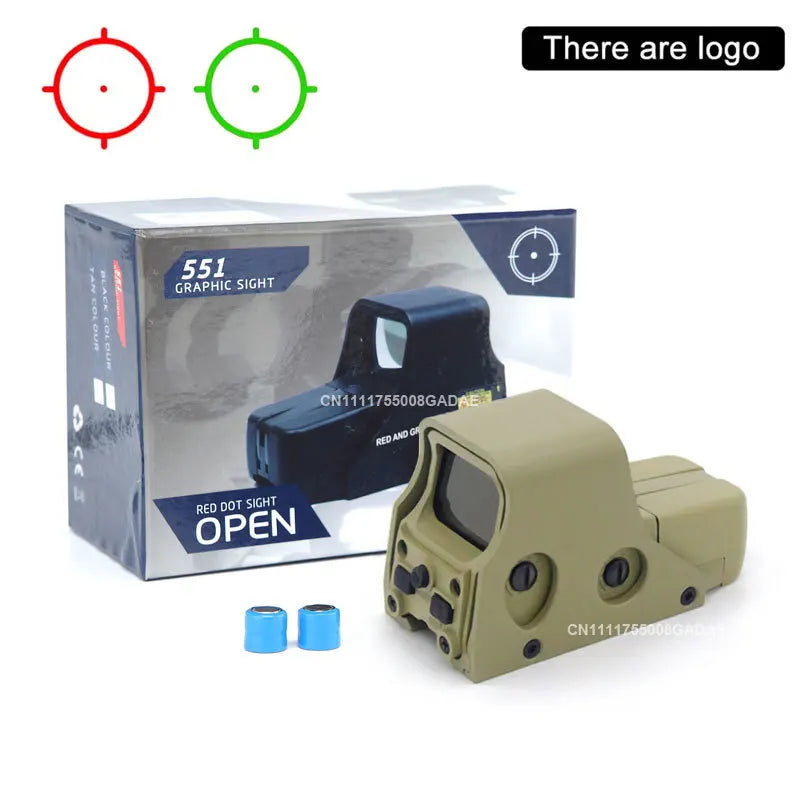 551/552/553/558 Reflex Holographic Red Dot Sight Tactical Collimator Hunting Optics Compact Riflescopes w/ 20mm Picatinny Mount