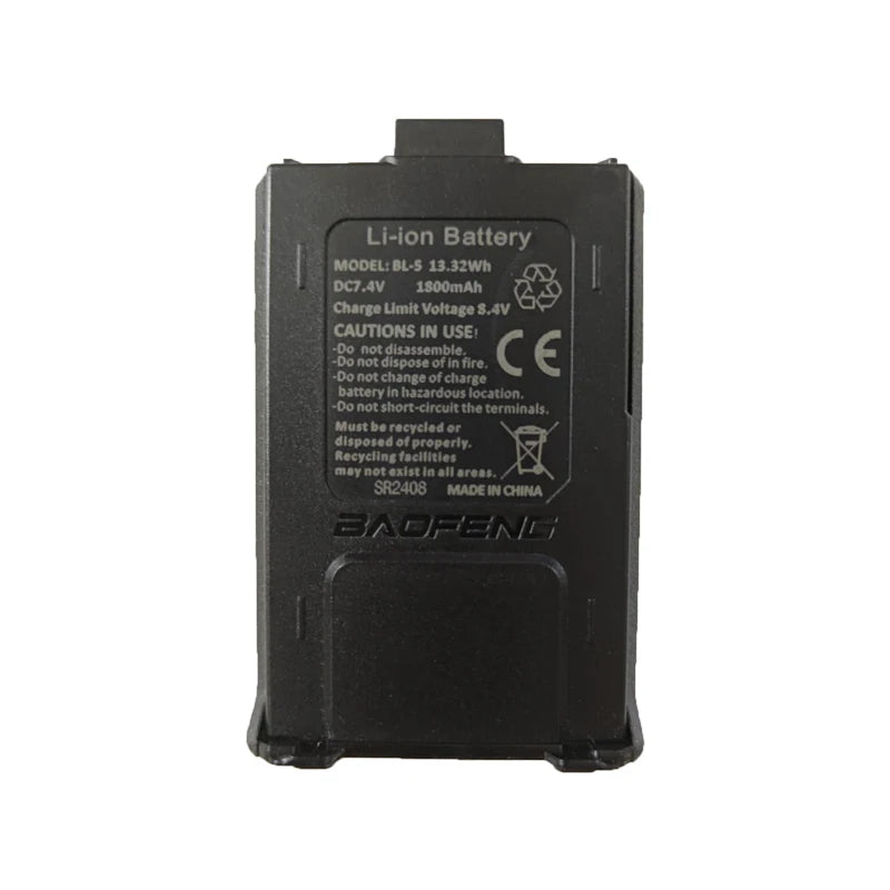 Baofeng BL-5 Replacement Battery – 1800mAh 7.4V for UV-5R / UV-5RE