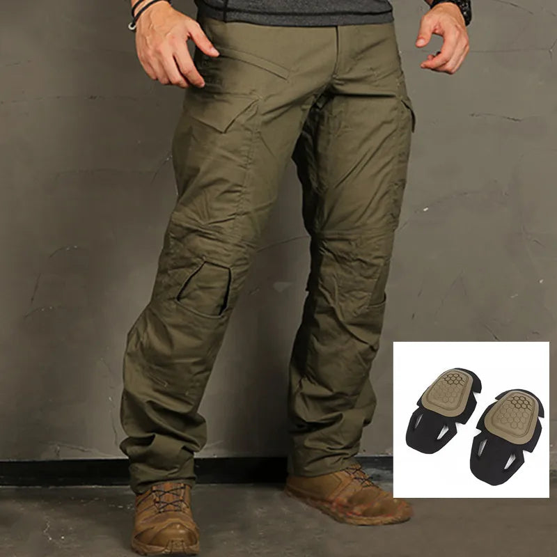 E4 Combat Uniform Shirt & Pants Tactical BDU W/ Pads Clothing Paintball Airsoft Suit camouflage hunting ghillie suit