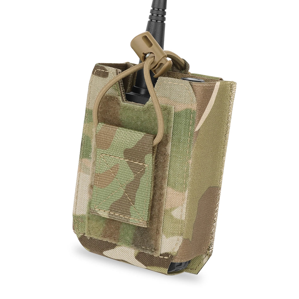 KRYDEX Tactical Radio Pouch – Walkie Talkie Holster for Baofeng & Motorola