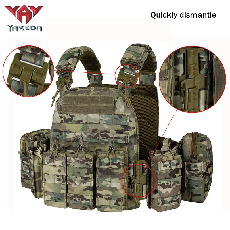 YAKEDA Quick-Release Tactical Plate Carrier