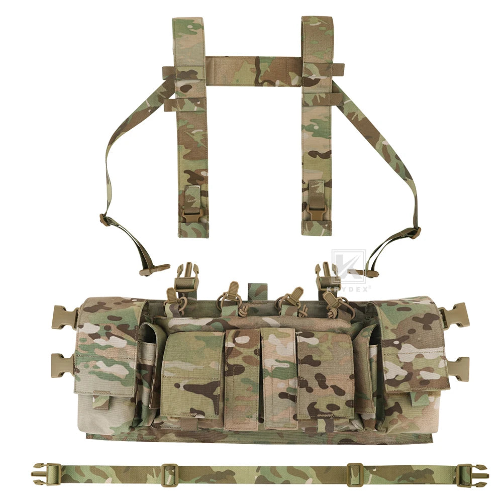KRYDEX Tactical Chest Rig UW Gen IV – 500D Low Profile with GP Pouch