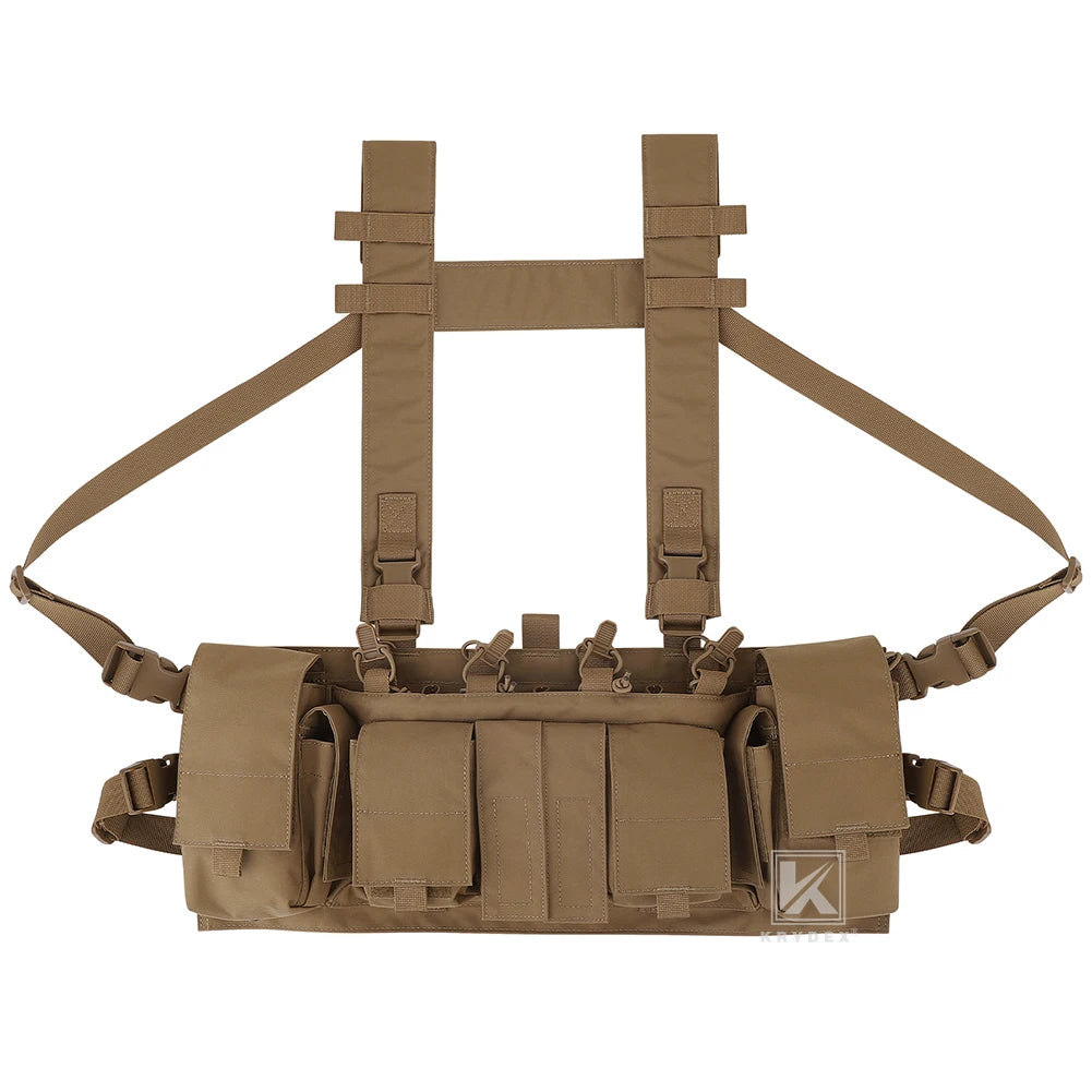 KRYDEX Tactical Chest Rig UW Gen IV – 500D Low Profile with GP Pouch