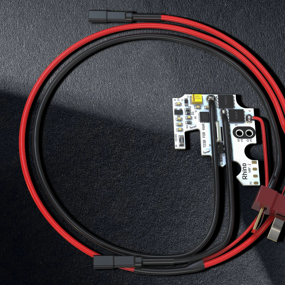 T238 Rhino Programmable ETU MOSFET Active Braking Overheat Protection For AIRSOFT KWA Gearbox 2.5/3.0