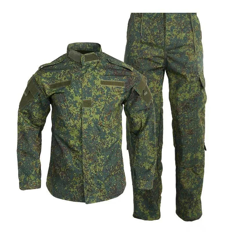Military Navy Blue Camouflage Tactical Uniform Set for Airsoft, Training & Outdoor Use