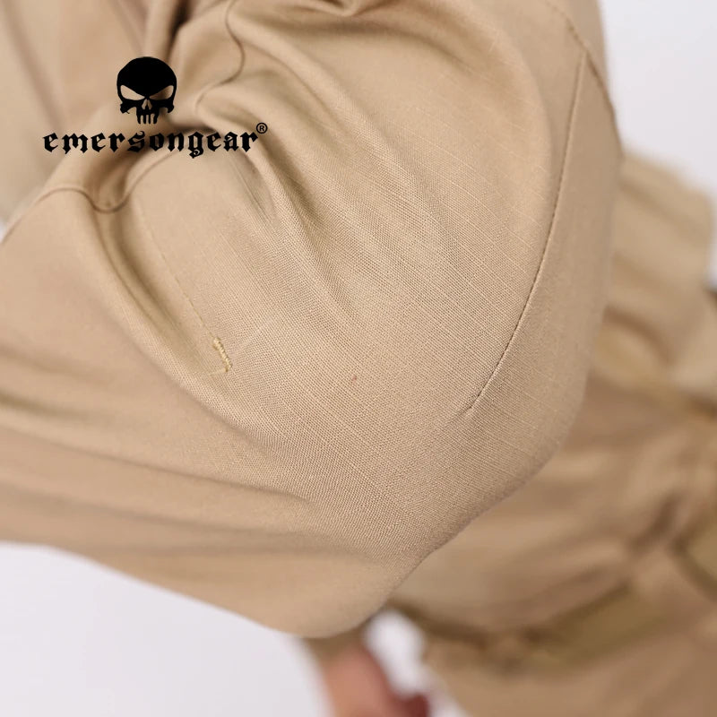 E4 Combat Uniform Shirt & Pants Tactical BDU W/ Pads Clothing Paintball Airsoft Suit camouflage hunting ghillie suit