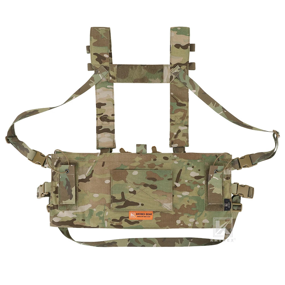 KRYDEX Tactical Chest Rig UW Gen IV – 500D Low Profile with GP Pouch
