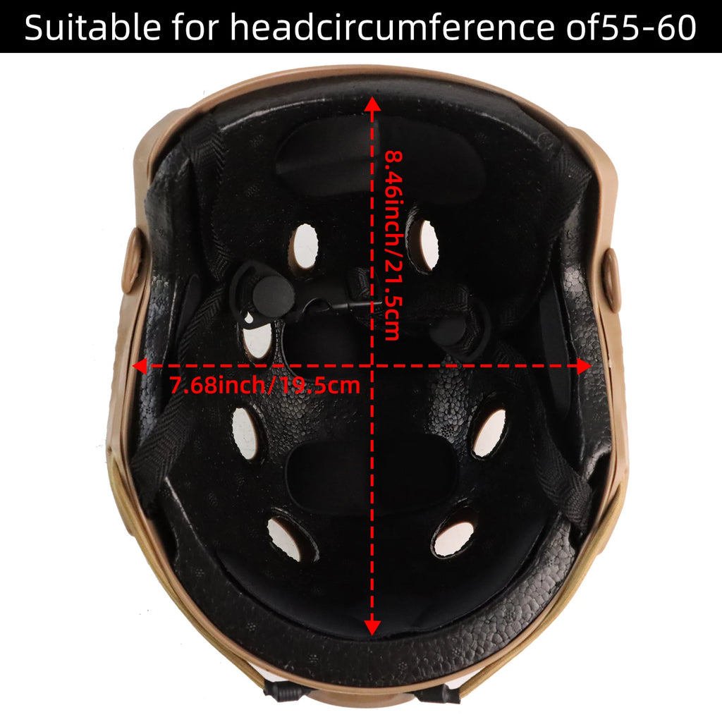 BOOIU Tactical Fast PJ Helmet – Airsoft & Paintball