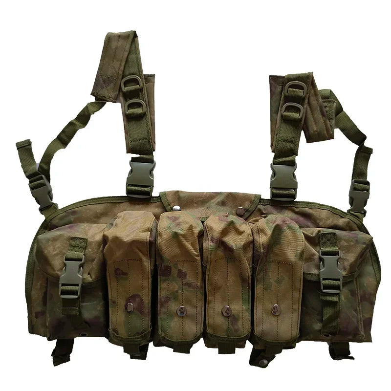 AK Chest Rig Vest – AK-47 / AK-74 Magazine Pouches for Airsoft & Milsim