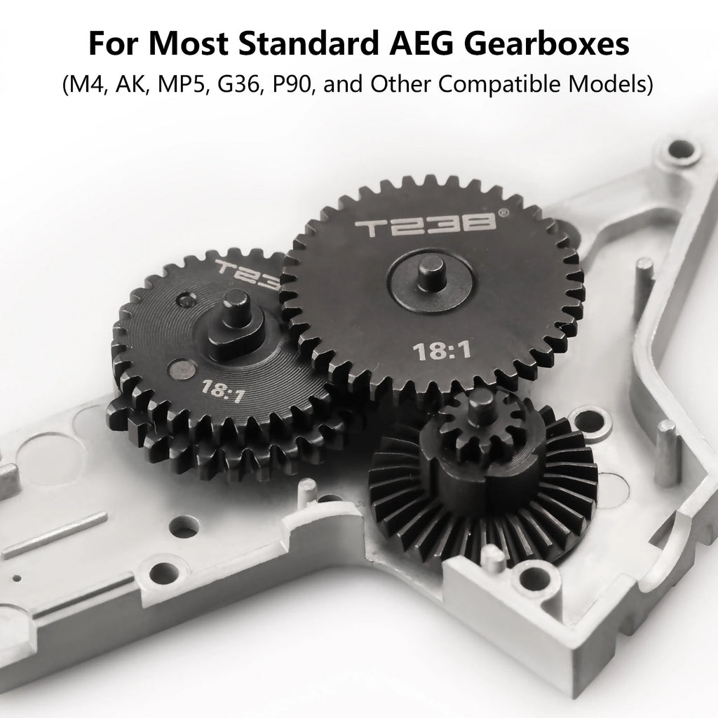 T238 AEG Gear Set – 13:1 / 16:1 / 18:1 for V2 / V3 Gearbox