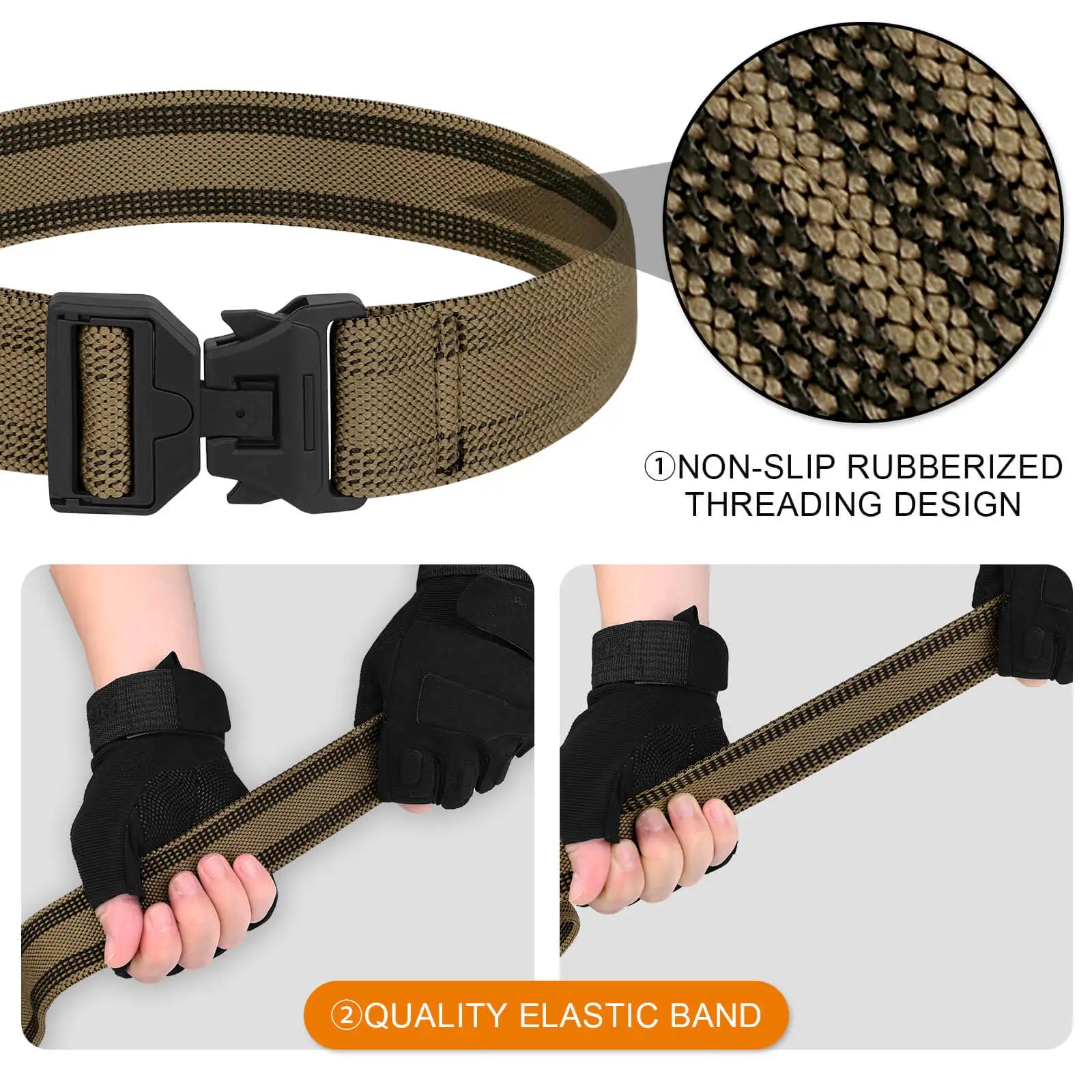 KRYDEX 1.5inch Tactical Magnet Leg Strap Elastic Quick Release Thigh Strap Belt for Gun Holster Outdoor Hunting Accessories