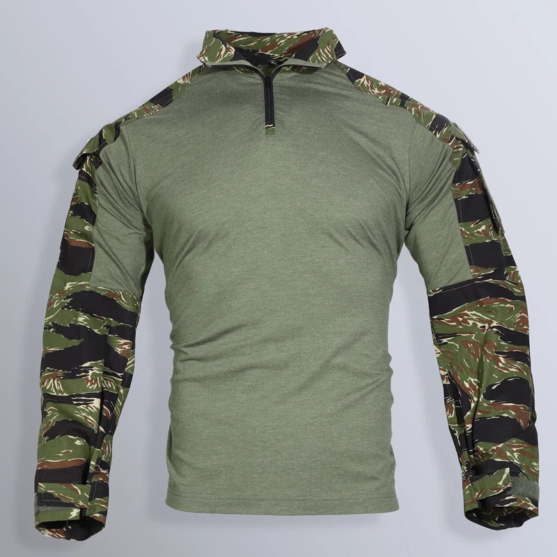 EmersonGear G3 Tabby Tigerstripe Tactical Combat Uniform Set | Airsoft & Milsim Shirt and Pants