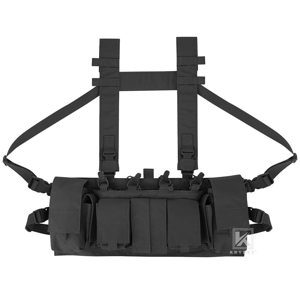 KRYDEX Tactical Chest Rig UW Gen IV – 500D Low Profile with GP Pouch
