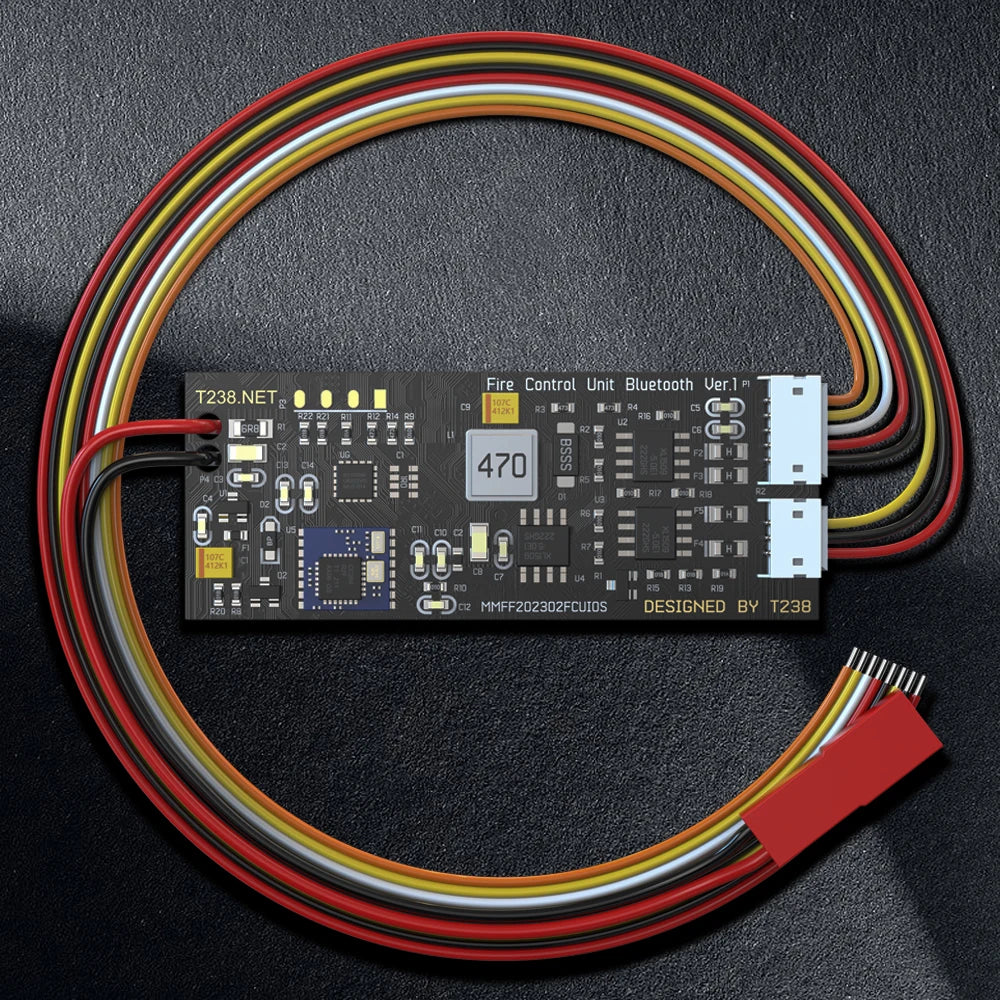T238 FCU for Single Valve and Double Valves HPA Engine APP Bluetooth Version for Airsoft Gel Blaster