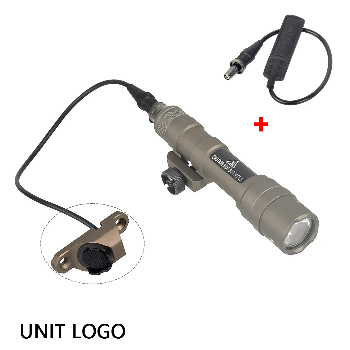 Tactical M600U Scout Light with Dual Switch – 20mm Rail Mount