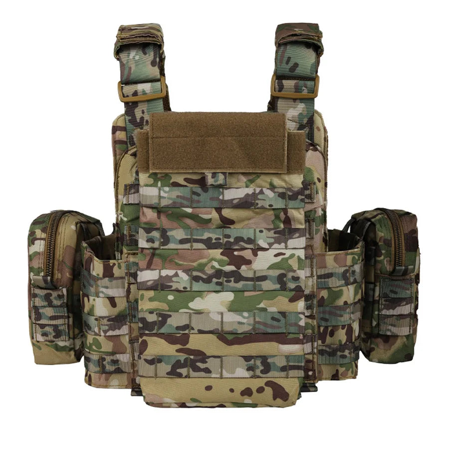 YAKEDA   Five piece equipment bag training vest, detachable and expandable, waterproof, wear-resistant and tear resistant