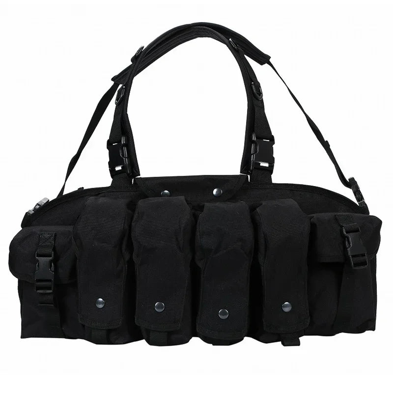 AK Chest Rig Vest – AK-47 / AK-74 Magazine Pouches for Airsoft & Milsim