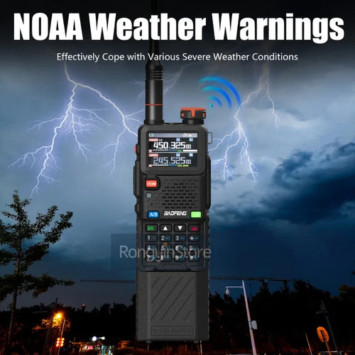 Baofeng UV-5RH Pro GPS Walkie Talkie – 10W Full Band, Type-C, Wireless Copy