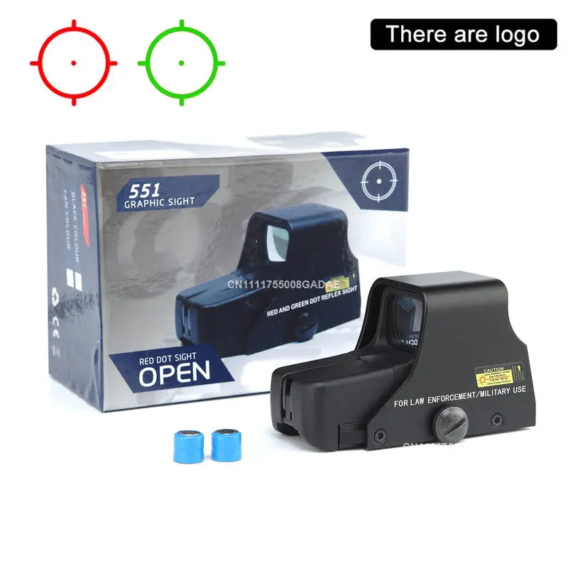 551/552/553/558 Reflex Holographic Red Dot Sight Tactical Collimator Hunting Optics Compact Riflescopes w/ 20mm Picatinny Mount