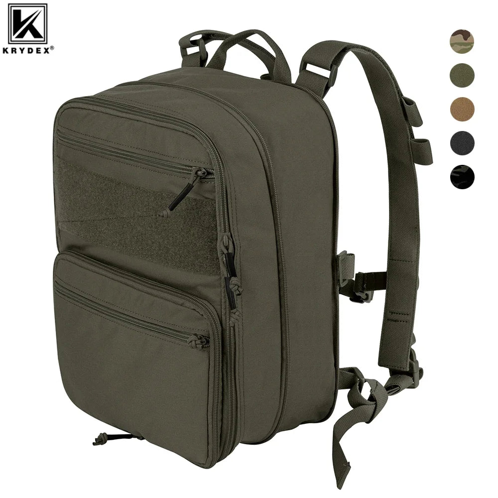 KRYDEX D3 Flatpack 23L Expandable Assault Pack – Hydration & Tactical Backpack