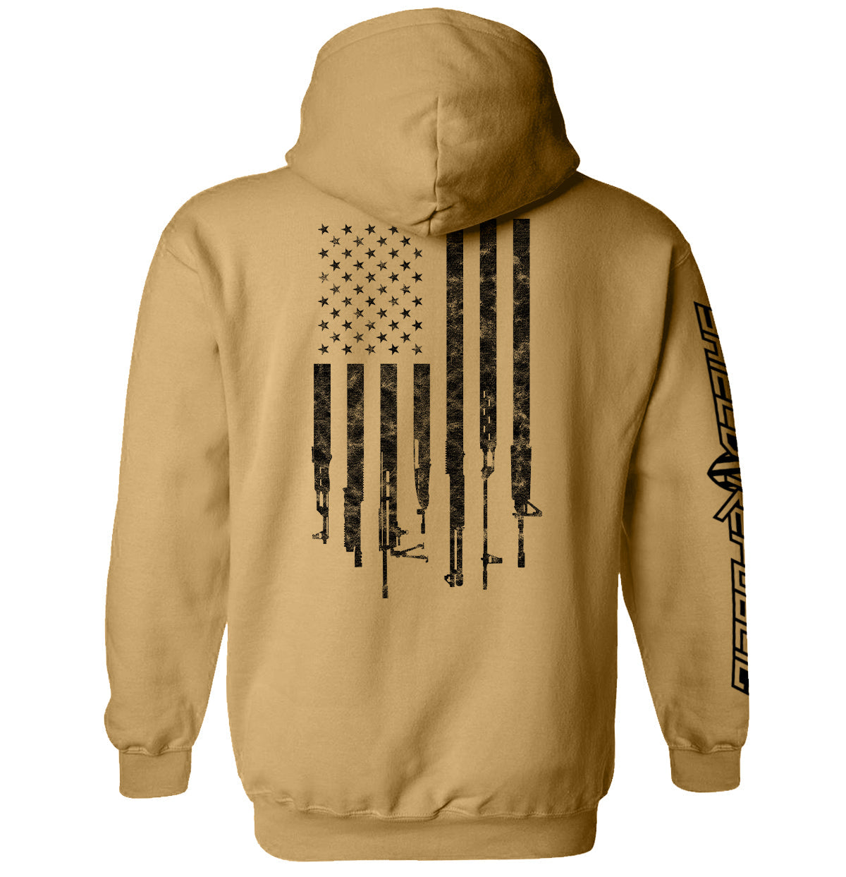 Firearm Flag Graphic Tee & Hoodie