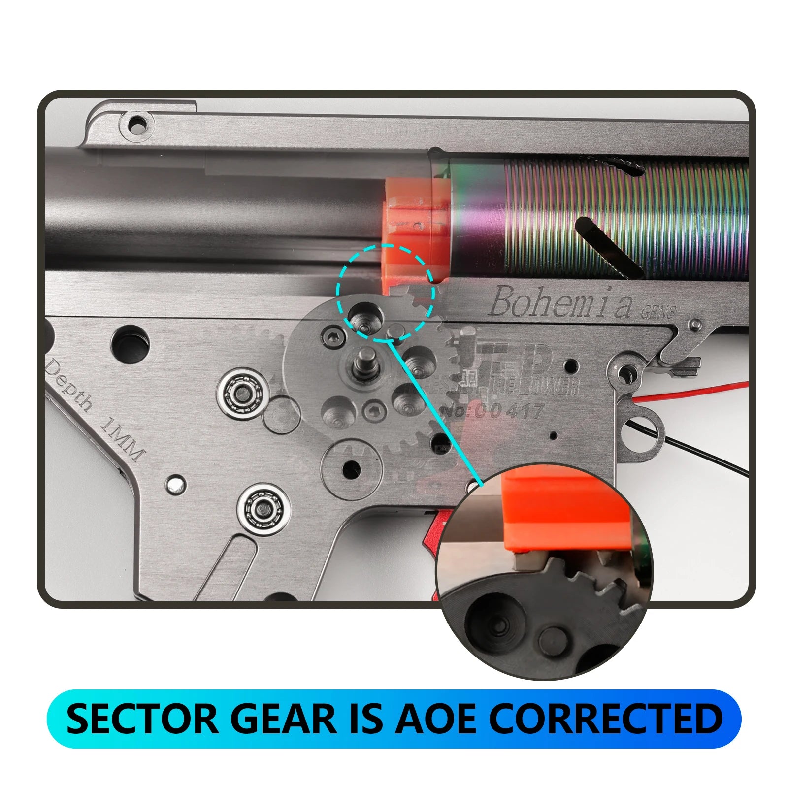 T238 AEG Gear Set – 13:1 / 16:1 / 18:1 for V2 / V3 Gearbox