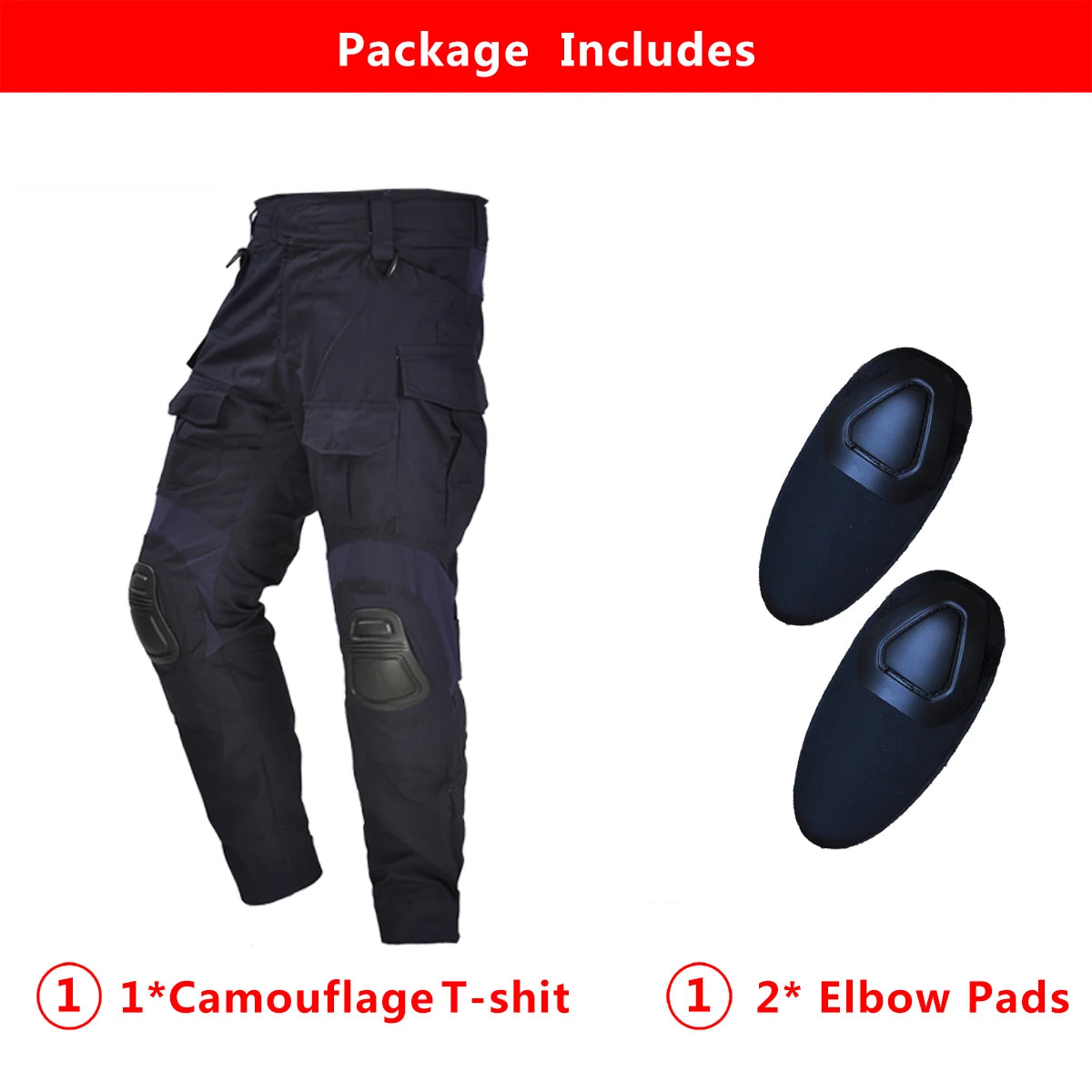 Men's G3 Tactical Combat Pants with Knee Pads – Camo Military Cargo Pants for Airsoft, Hunting, Hiking & Outdoor Gear