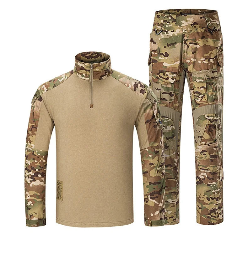 Men's 3.0 Camo Tactical Combat Uniform | Airsoft, Hunting & Field Training Shirt & Pants