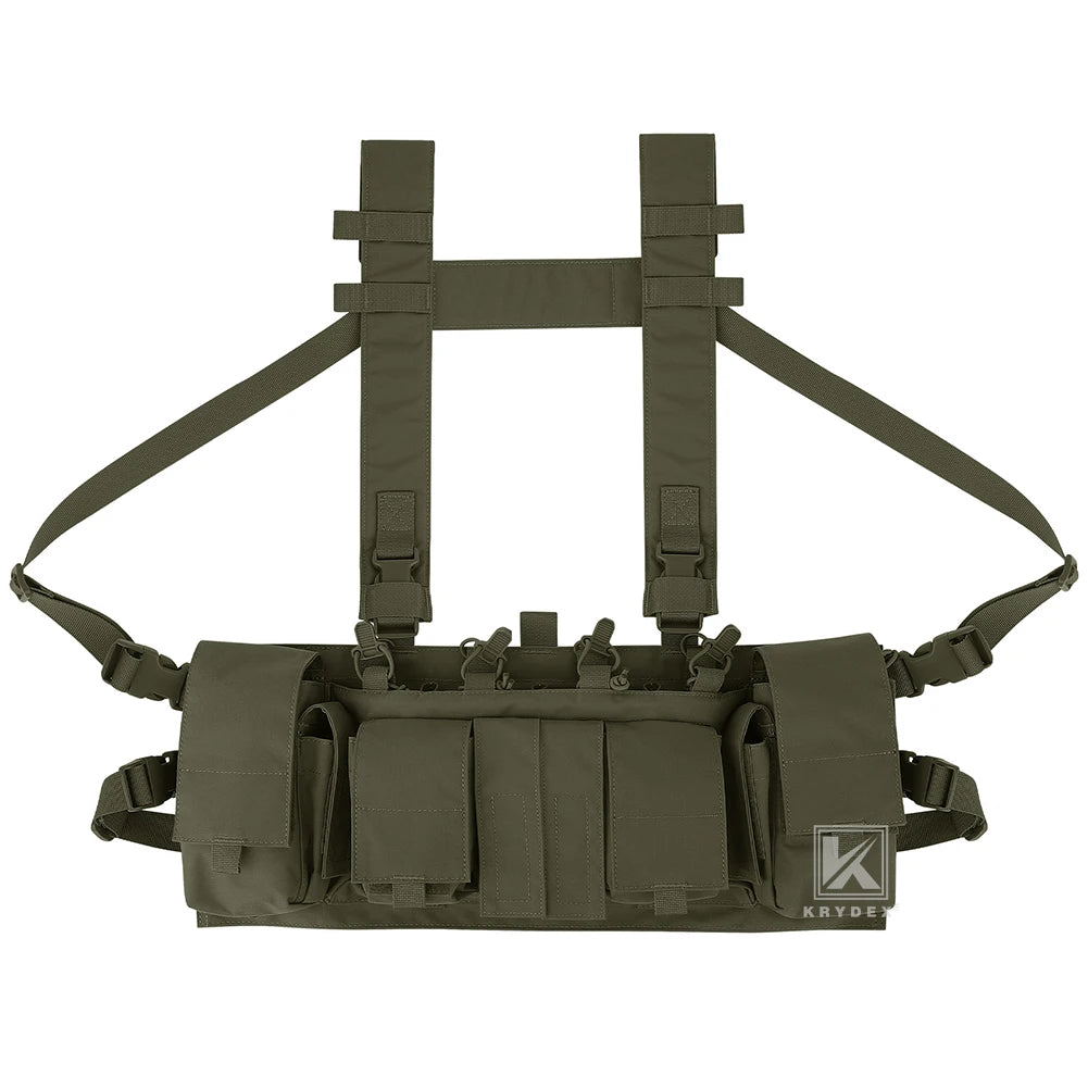 KRYDEX Tactical Chest Rig UW Gen IV – 500D Low Profile with GP Pouch