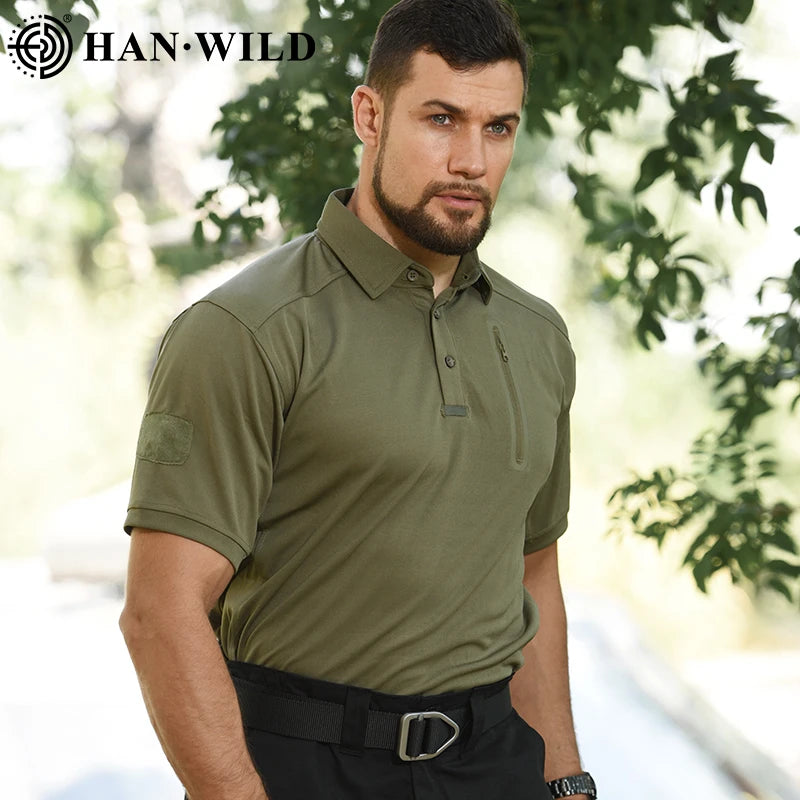 Men's Lightweight Camo Combat Shirt – Breathable Quick Dry Tactical T-Shirt for Hunting, Camping & Survival