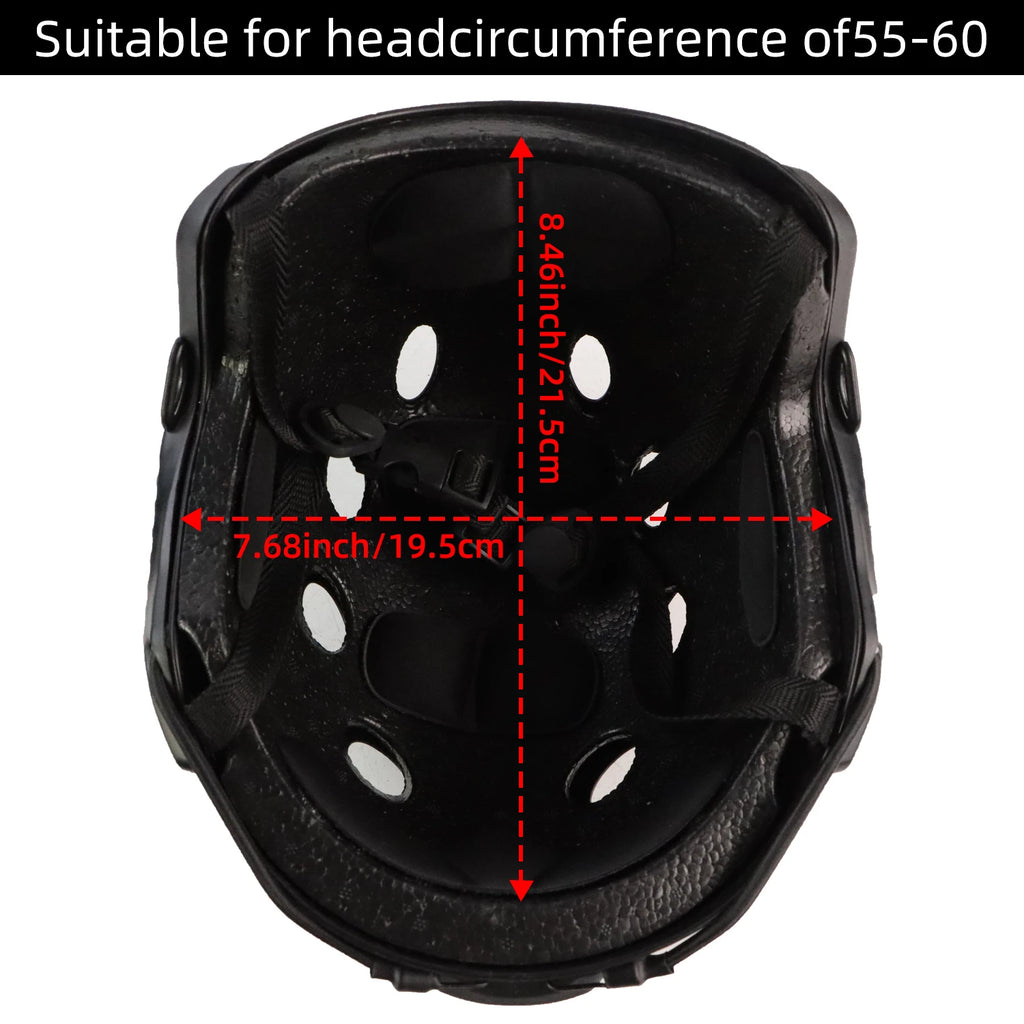 BOOIU Tactical Fast PJ Helmet – Airsoft & Paintball