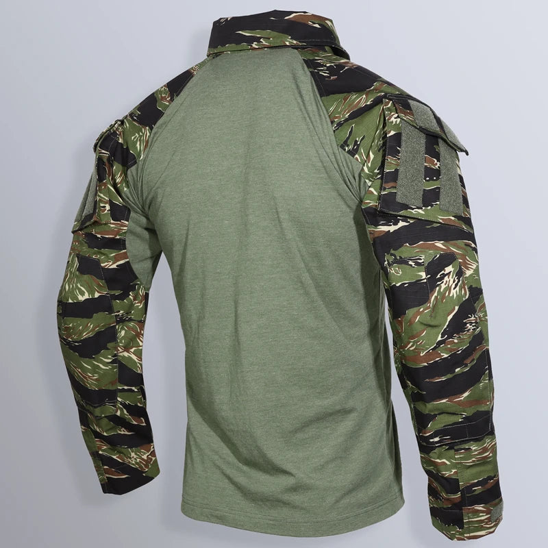 EmersonGear G3 Tabby Tigerstripe Tactical Combat Uniform Set | Airsoft & Milsim Shirt and Pants